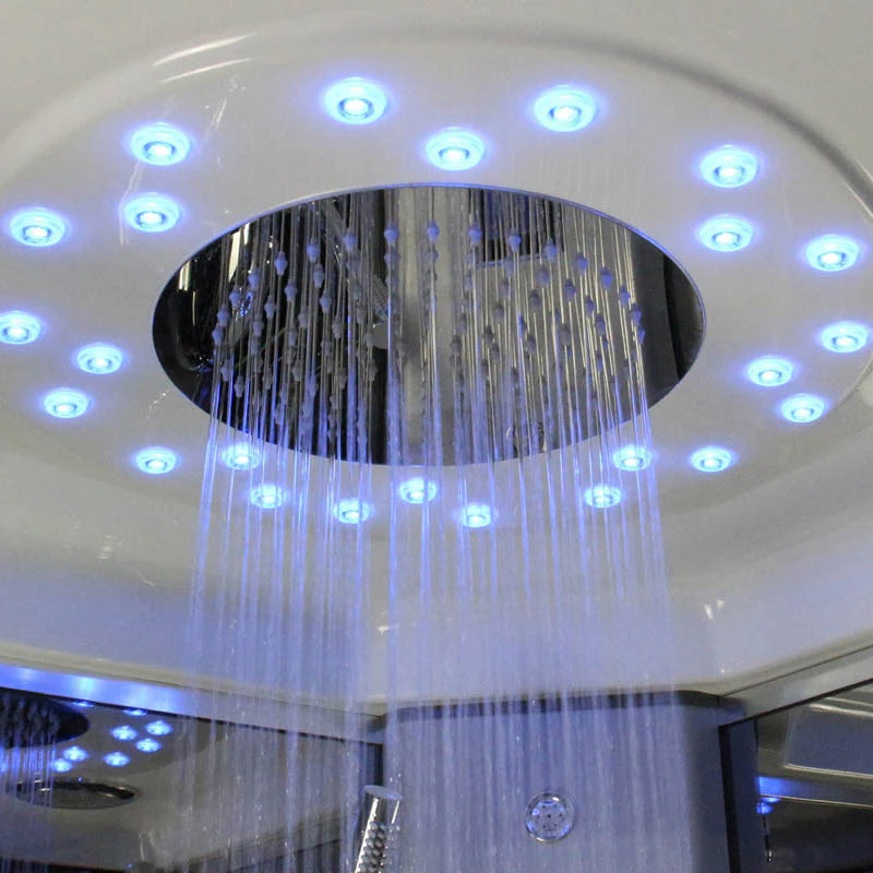 Full Glass Steam Shower Cabin Rain Shower