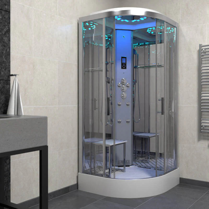 Full Glass Steam Room