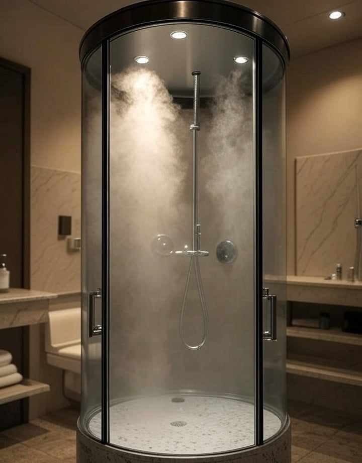 Full Glass Steam Shower
