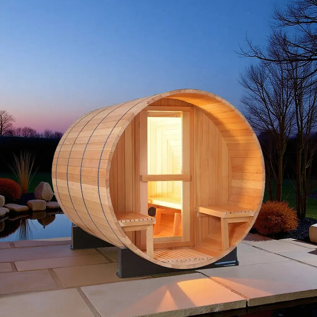 Centura Heat Outdoor Wood Barrel Sauna