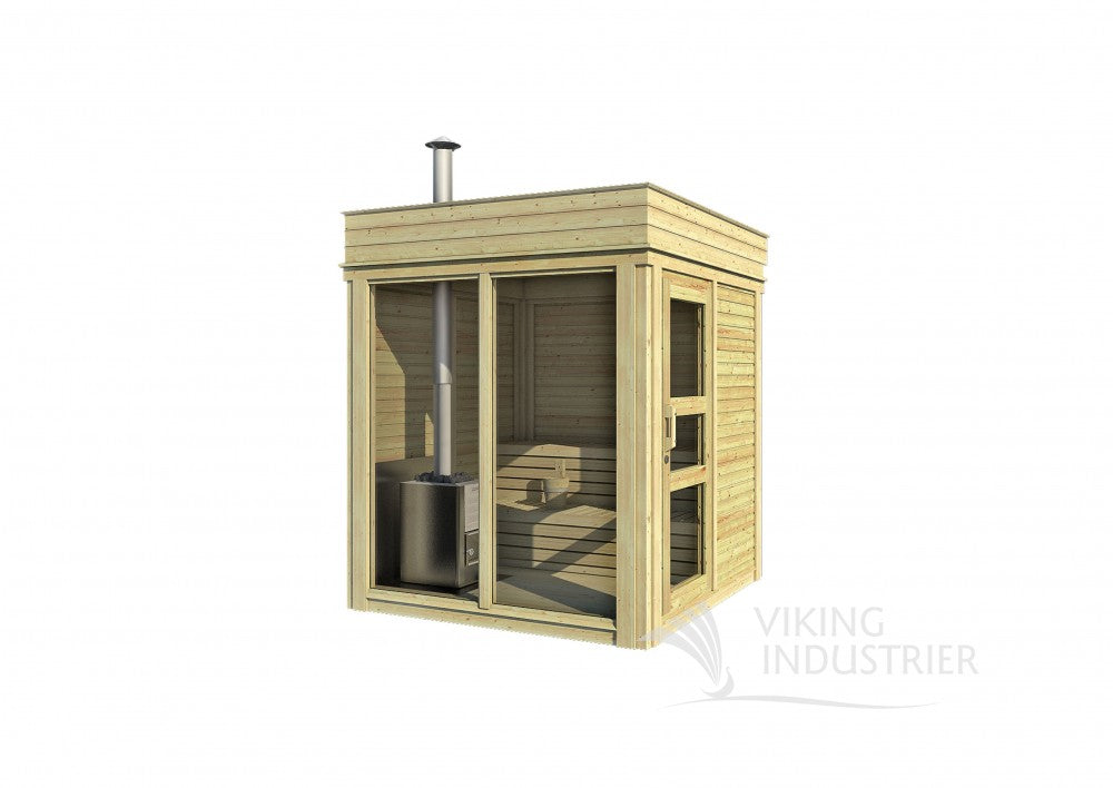 Viking Industrier Traditional Wood Fired Sauna Cube
