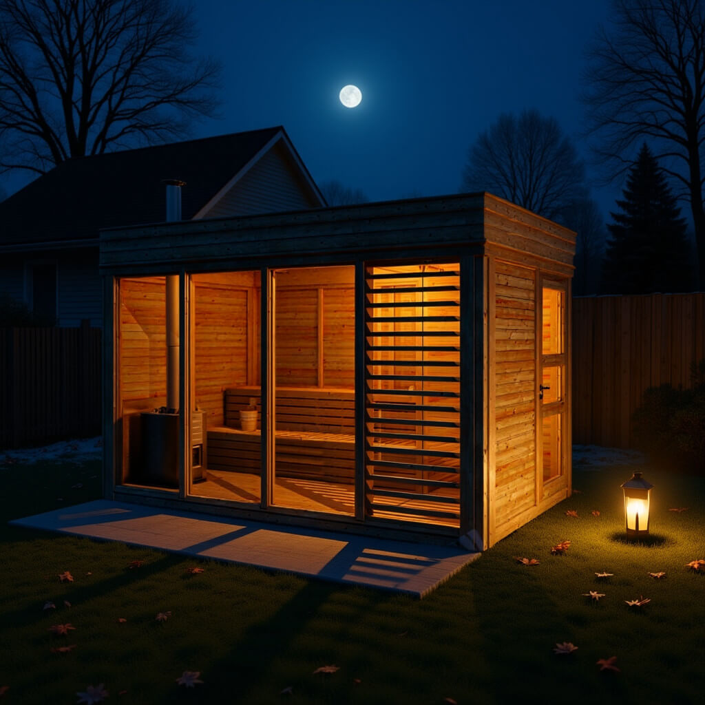 Viking Industrier Traditional Wood Fired Sauna Cube