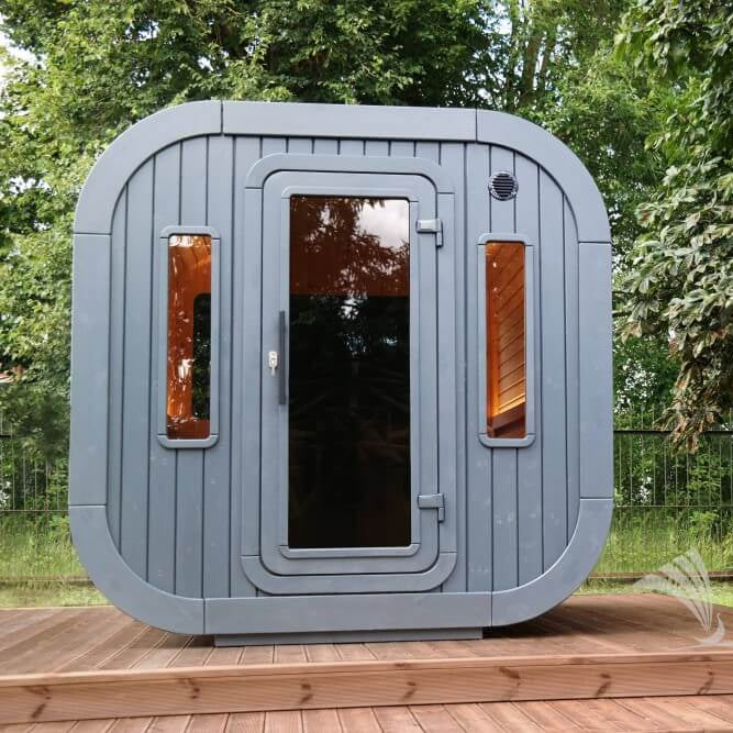 Viking Lunar Cubed Outdoor Sauna