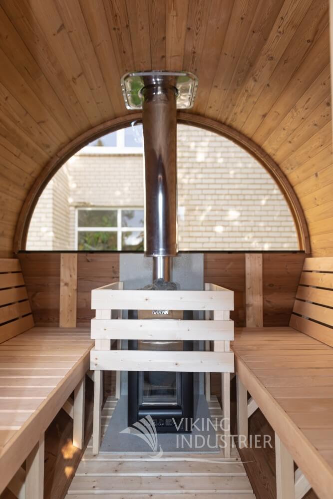 Viking Industrier Barrel Outdoor Sauna