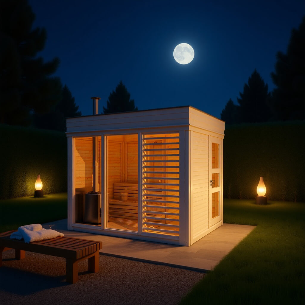 Viking Industrier Traditional Wood Fired Sauna Cube