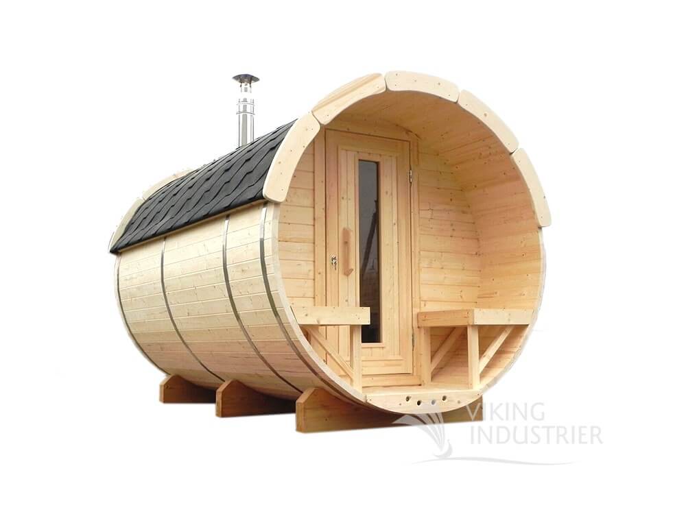 Viking Industrier Barrel Outdoor Sauna
