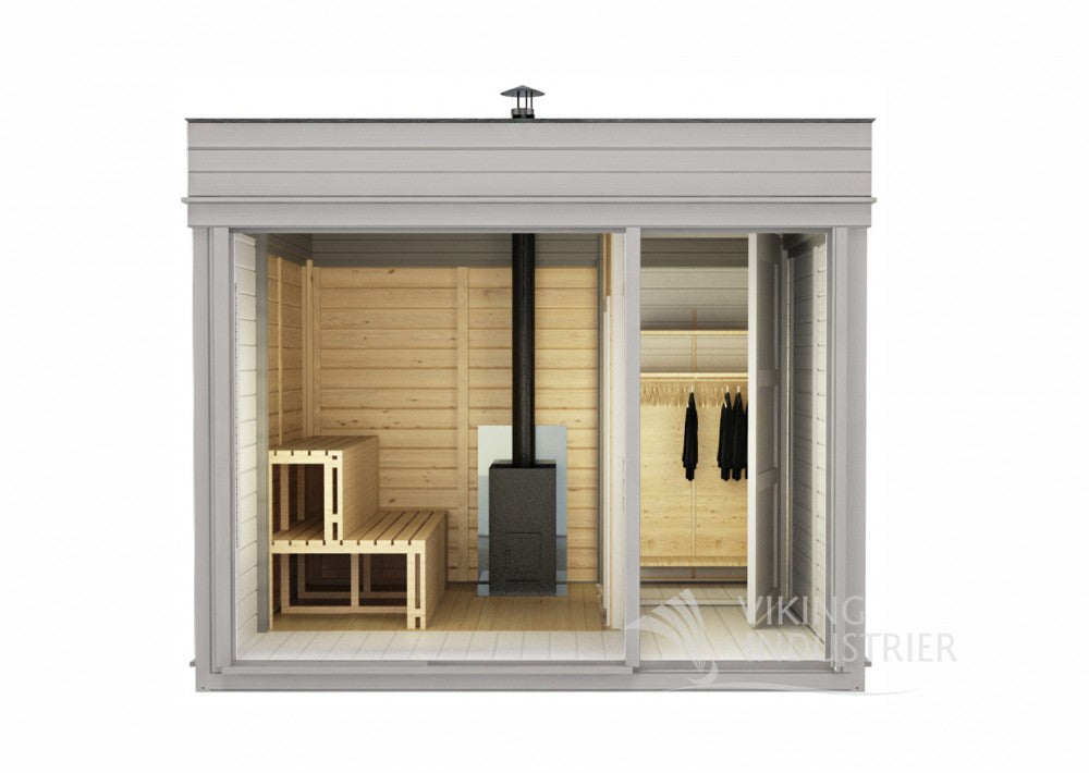 Viking Industrier Traditional Wood Fired Sauna Cube
