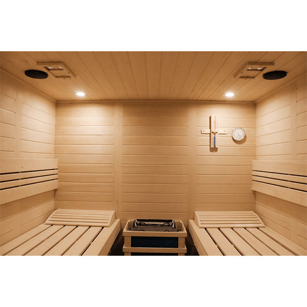 Spacious Wooden Infrared Sauna