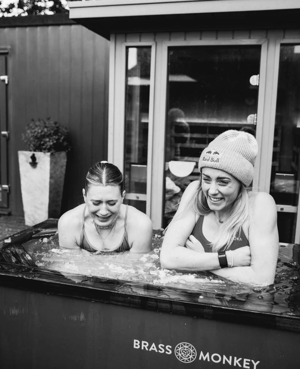 Women in Ice Bath Tub, Cold plunge Tub, vs ice