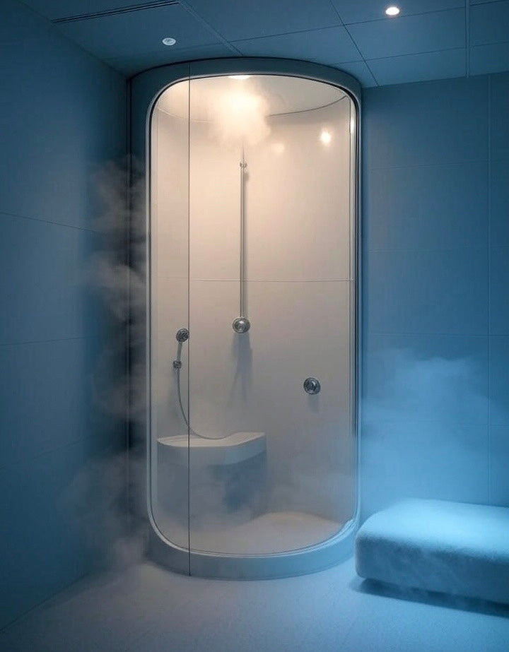 Full Glass Steam Shower Cabin