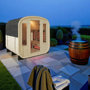 Centura Heat Outdoor Cube Hybrid Infrared-Steam Sauna