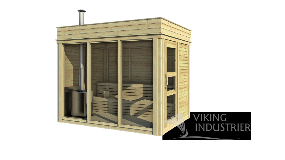 Viking Industrier Traditional Wood Fired Sauna Cube