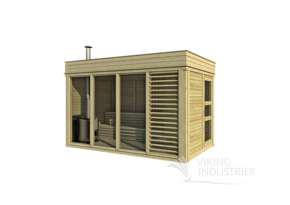 Viking Industrier Traditional Wood Fired Sauna Cube