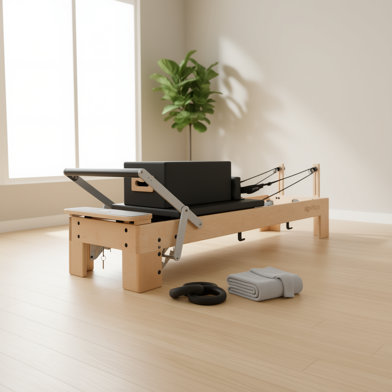 Align M8-Pro Maple Wood Pilates Reformer