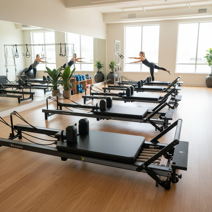 Merrithew MPX Reformer Package with Vertical Stand