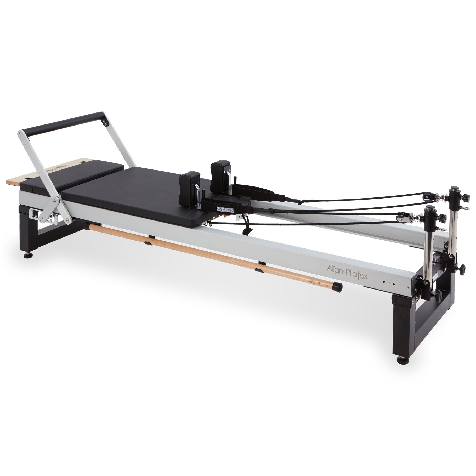 Align-Pilates A8-Pro Pilates reformer, angled product view