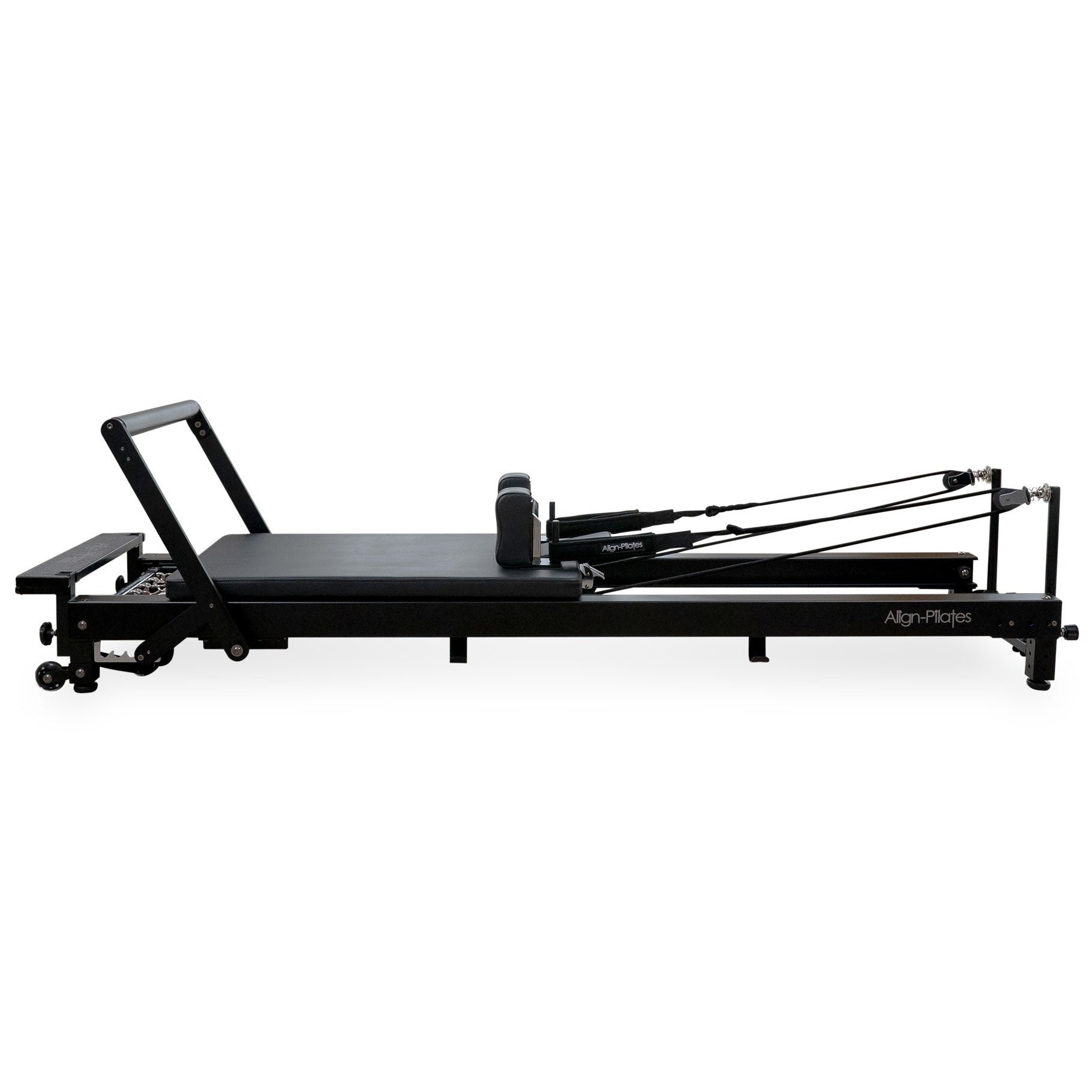 Align-Pilates C8-Pro Noir black Pilates reformer, alternate angle