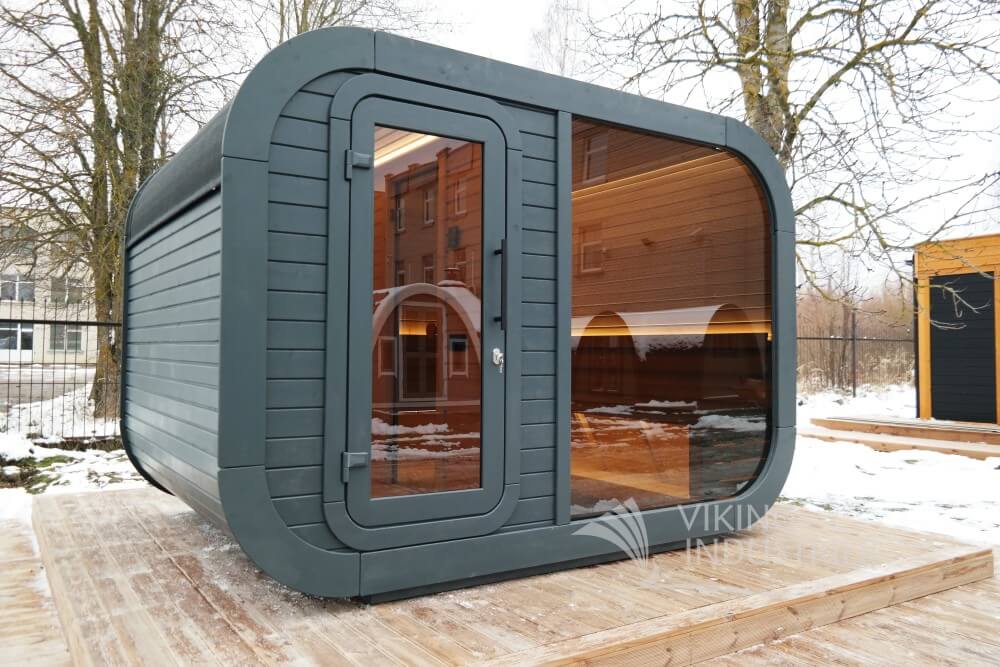 Viking Lunar Cubed Outdoor Sauna