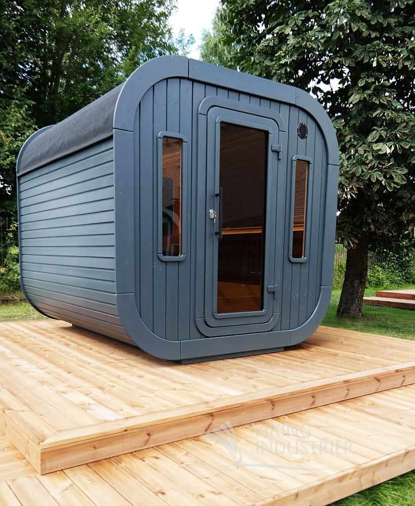 Viking Lunar Cubed Outdoor Sauna