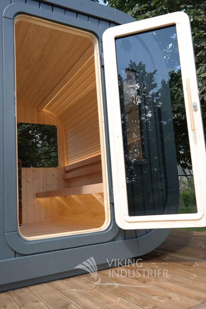 Viking Lunar Cubed Outdoor Sauna