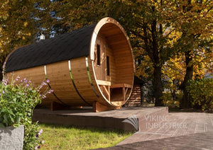 Viking Industrier Barrel Outdoor Sauna
