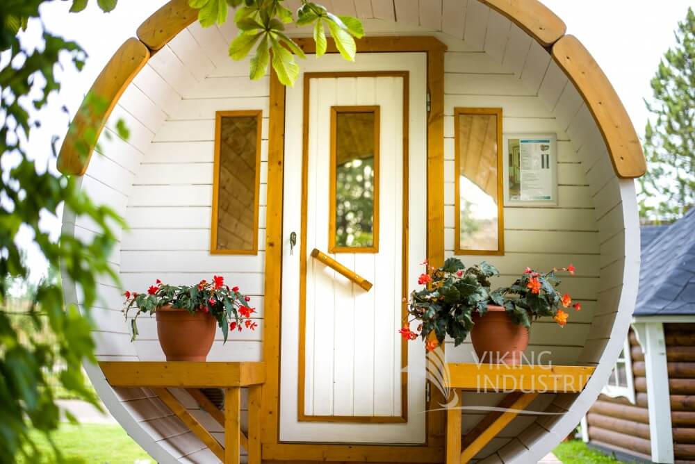 Viking Industrier Barrel Outdoor Sauna