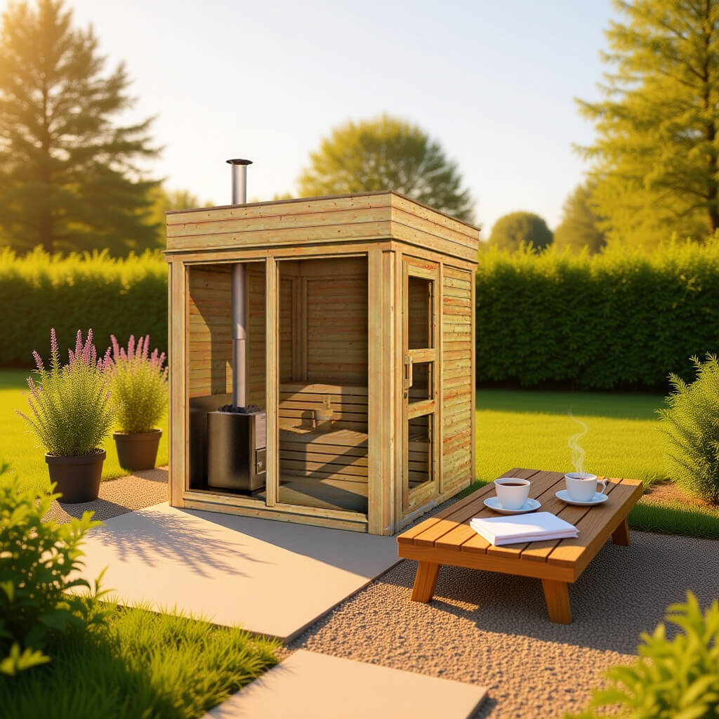 Viking Industrier Traditional Wood Fired Sauna Cube