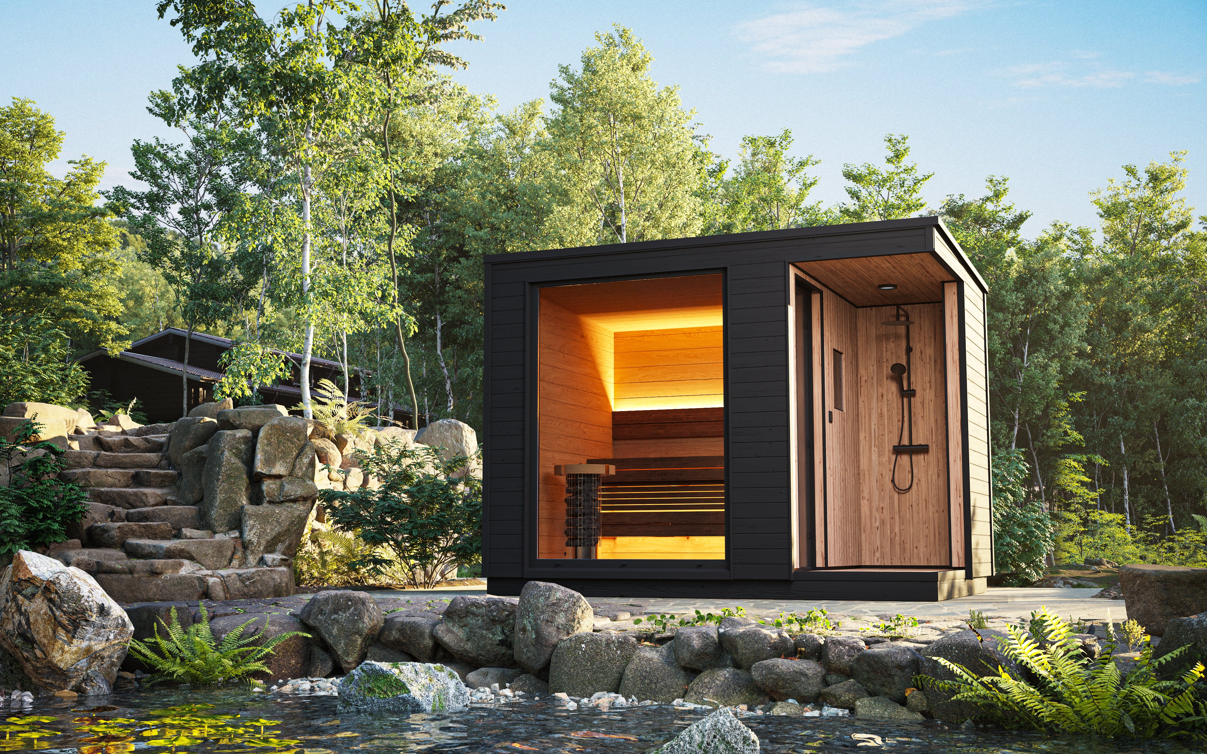 KUUT Outdoor Electric Sauna