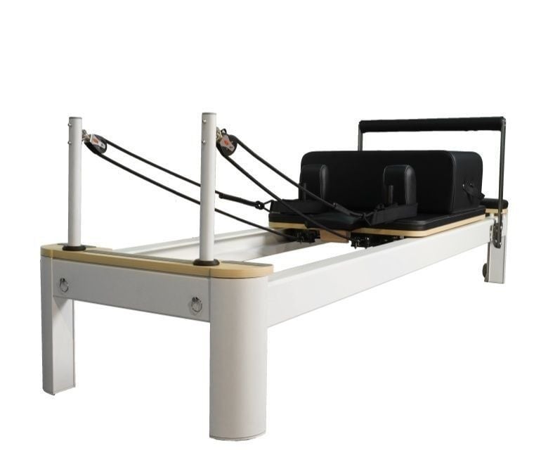Origin Aluminium Reformer, additional detail view of the carriage and footbar