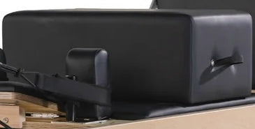 Origin Fitness reformer box, shown in situ on reformer