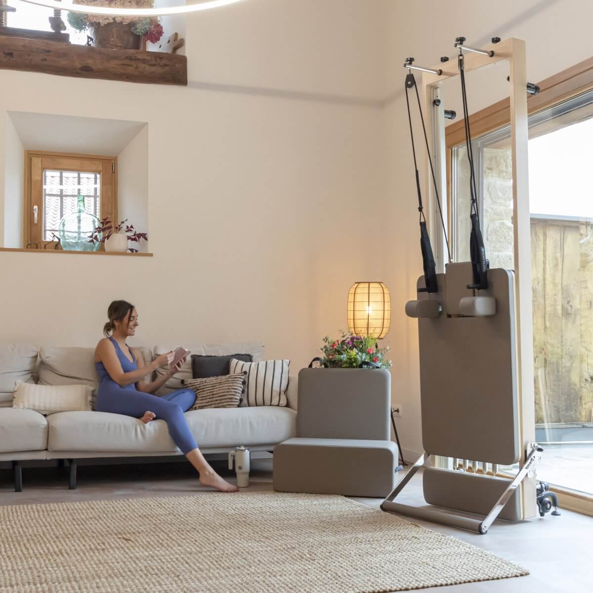 Elina Pilates Vertical Reformer for Home